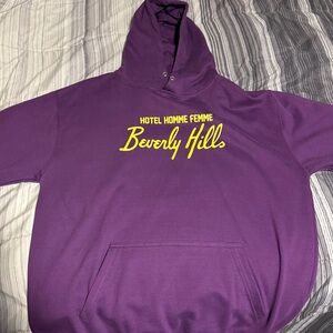 Hotel Homme Femme Beverly Hills Purple Hoodie